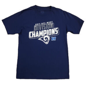 3/$20 Fanatics NFL Pro Line LA Rams 2017 Division Champs T-shirt